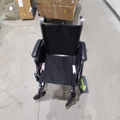 MEDLINE STRONG AND STURDY WHEELCHAIR WITH SWING AWAY LEG RESTS AND 16'' SEAT (MODEL:K1166N22S) image 2