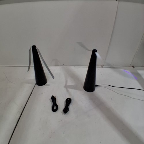 2PK ELEMENTS RECHARGEABLE BUG REPELLER FANS - BLACK (MODEL: 1990391) image 3