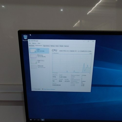HP ELITEDESK 705 G3 MINI DESKTOP PC, AMD A12-9800E, 16GB RAM, 512GB SSD - WINDOWS 10 image 3