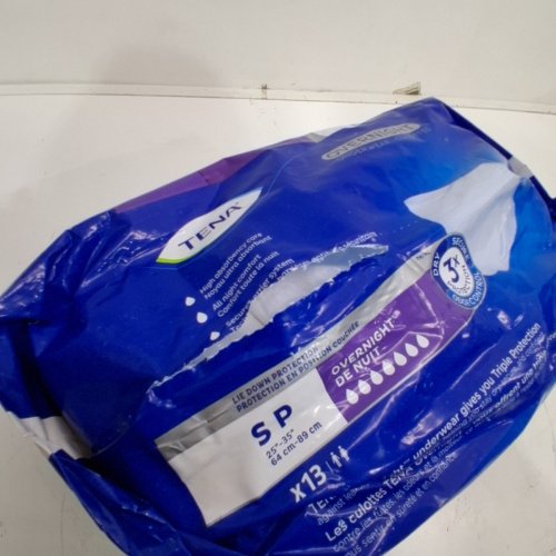 13PK TENA OVERNIGHT UNDERWEAR - 25" - 35" - SMALL image 3