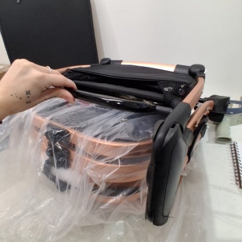 2-IN-1 PET STROLLER AND CARRIAGE BASKET - 33" X 23" X 41" - 66LB CAP - BLACK (MODEL: G10A) image 3