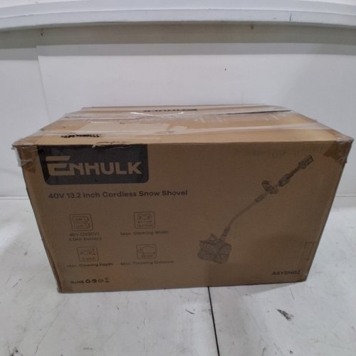 ENHULK CORDLESS ELECTRIC SNOW SHOVEL - 40V - 13.2" - BLUE/BLACK (MODEL: ASYSN02) image 10
