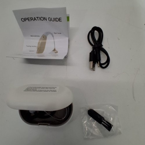 NEW STYLE HEARING AID WITH TRAVEL CASE - BEIGE image 2