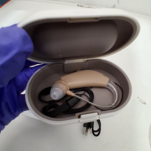 NEW STYLE HEARING AID WITH TRAVEL CASE - BEIGE image 3