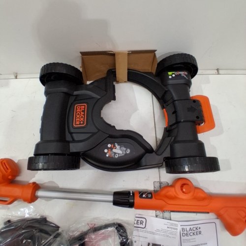 BLACK + DECKER 3-IN-1 COMPACT ELECTRIC TRIMMER MOWER - 12" - ORANGE (MODEL: BESTA512CM) image 4