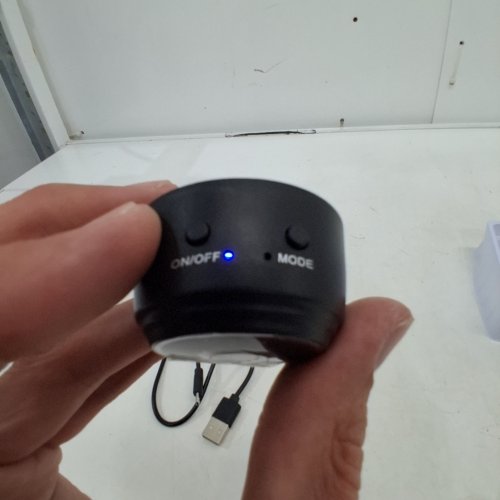 MINI CAMERA VIDEO SURVEILLANCE WIFI INDOOR HOME SECURITY CAMERA - 0.9" - BLACK image 2