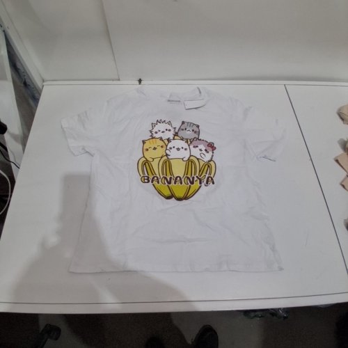 WOMEN'S BANANYA GRAPHIC T-SHIRT - LARGE - WHITE (STYLE: BCTSF1BF-MCRU) image 2