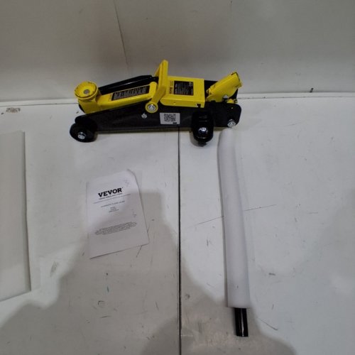 HEAVY DUTY LOW PROFILE 2-TON HYDRAULIC FLOOR JACK, SINGLE PISTON QUICK LIFT PUMP - 4.9" TO 13.2" HEIGHT LIFTING RANGE - YELLOW (MODEL: QK20-QJD61A) image 2