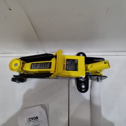 HEAVY DUTY LOW PROFILE 2-TON HYDRAULIC FLOOR JACK, SINGLE PISTON QUICK LIFT PUMP - 4.9" TO 13.2" HEIGHT LIFTING RANGE - YELLOW (MODEL: QK20-QJD61A) image 3