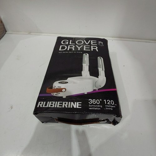 RUBIERINE GLOVE AND SHOE DRYER - 110V, 150W - BLACK / PURPLE image 5