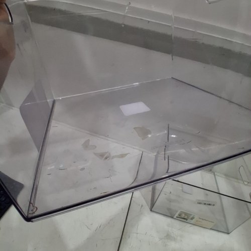 2PK BRIGHTROOM STACKABLE BIN - 12" X 12" X 8" - CLEAR image 4