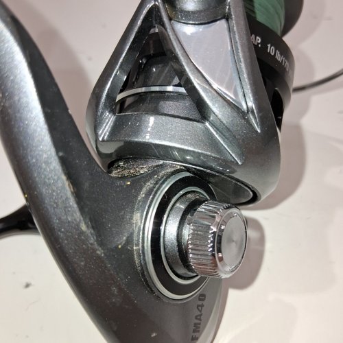 BPS FORMULA SPINNING REEL - 5:0:1 RATIO - SIZE 40 -BLACK/SIVER (MODEL: FMA40) image 3