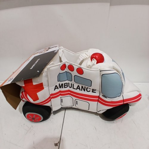 CELEBRATE IT TODDLER AMBULANCE COSTUME - 3-4T - WHITE / RED (MODEL: PT80583-1) image 2