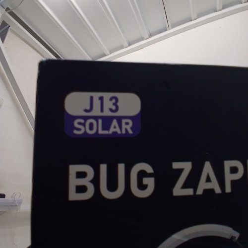 SOLAR POWERED MOSQUITO KILLER BUG ZAPPER - 5V, 2000MAH BATTERY - CAMPING LIGHT - BLACK (MODEL: J13) image 3