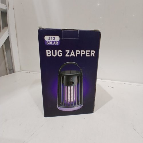 SOLAR POWERED MOSQUITO KILLER BUG ZAPPER - 5V, 2000MAH BATTERY - CAMPING LIGHT - BLACK (MODEL: J13) image 4