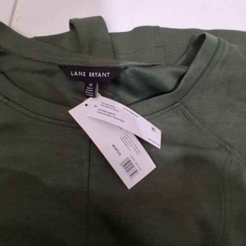 WOMEN'S LANE BRYANT TIE WAIST DRESS - 3XL - GREEN (STYLE: DAYANA LB0010) image 2