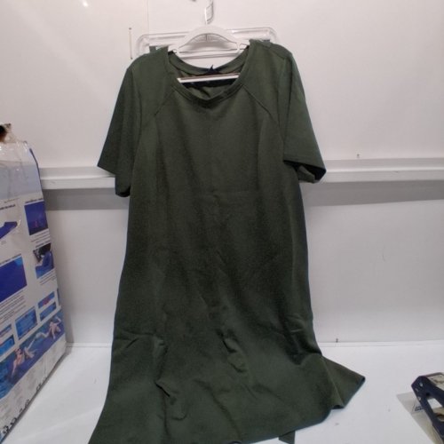 WOMEN'S LANE BRYANT TIE WAIST DRESS - 3XL - GREEN (STYLE: DAYANA LB0010) image 3