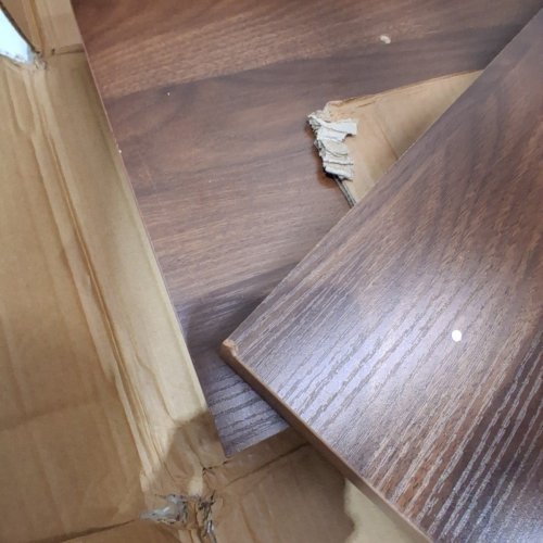 2PK FLOATING WALL MOUNTED SHELVES WITH INVISIBLE BRACKETS FOR HOME DECOR - 35" X 12" - WALNUT image 5