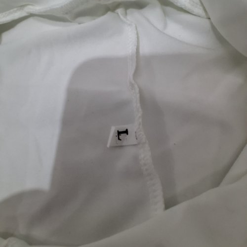 WOMEN'S ATHLETIC SHORTS WITH POCKETS - LARGE - WHITE image 4