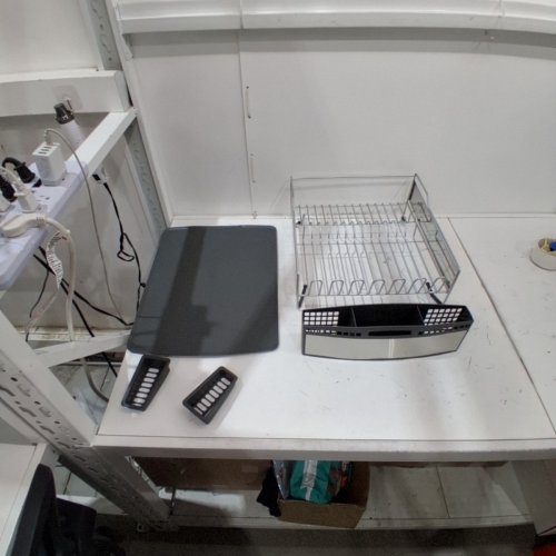 KITCHENAID STAINLESS STEEL DISH RACK - 19.6" X 14.9" X 6.9" - WHITE (MODEL: 2003691) image 2