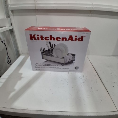 KITCHENAID STAINLESS STEEL DISH RACK - 19.6" X 14.9" X 6.9" - WHITE (MODEL: 2003691) image 3