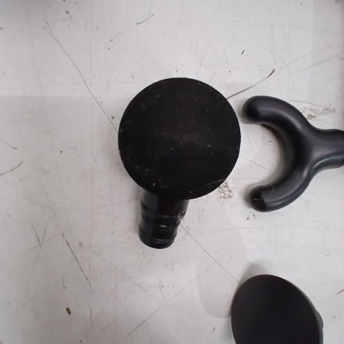 SHARPER IMAGE POWER PERCUSSION PRO + COMPACT HOT AND COLD DEEP TISSUE MASSAGER WITH 4 ATTACHMENTS AND 6 SPEEDS - BLACK - (MODEL: 2427599). image 4