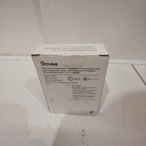 GOVEE BLUETOOTH HYGROMETER THERMOMETER - WHITE (MODEL: H5075) image 3