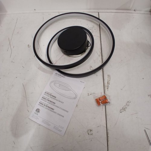 ARTIKA SALTO LED FLUSH MOUNT LIGHT - 14" - MATTE BLACK (MODEL: FM-SA-BL) image 2