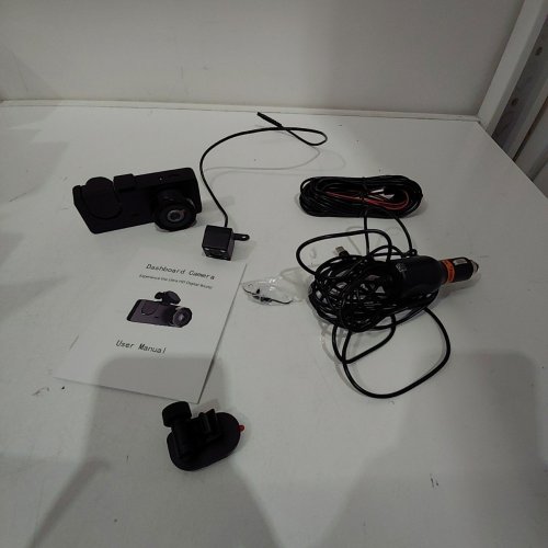 KYLTOOR 3 CHANNEL DASH CAM 4K DASH CAM FRONT AND REAR INSIDE CAR CAMERA - BLACK (MODEL: Y15(JMW)) image 3