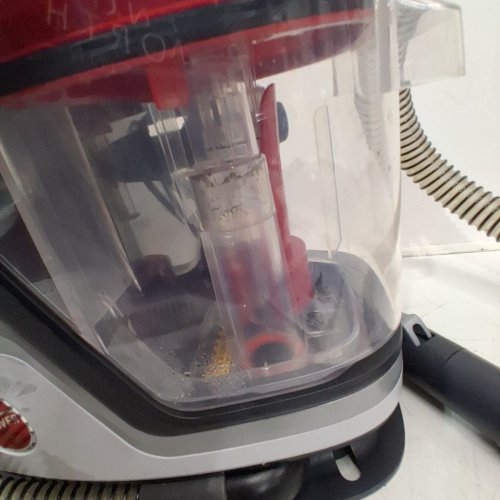 HOOVER CLEANSLATE PORTABLE CARPET & UPHOLSTERY SPOT CLEANER & STAIN REMOVER - 40OZ DUAL TANKS - RED/GREY (MODEL: FH14001VCD) image 4