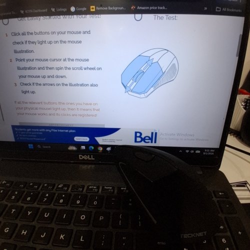 TECKNET RECHARGABLE WIRELESS ERGONOMIC BLUETOOTH VERTICAL MOUSE - BLACK - (MODEL:TK-MS007) image 2