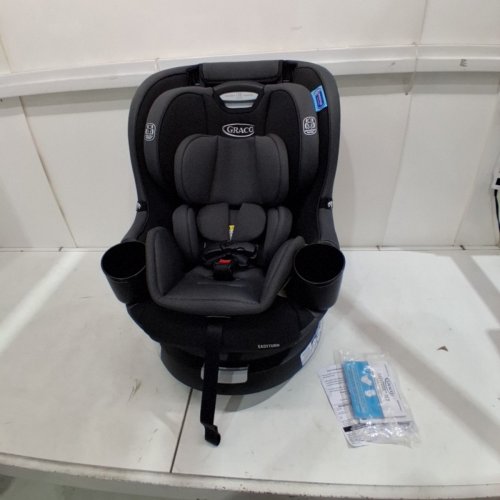 GRACO EASYTURN 360 2-IN-1 CONVERTIBLE CAR SEAT - CYRAN BLACK/GREY (MODEL: 2227897) image 4