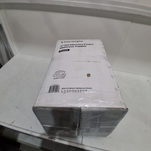 LINENSPA 3" THICK GEL INFUSED MEMORY FOAM MATTRESS TOPPER - QUEEN (MODEL: LS30QQ30GT) image 4