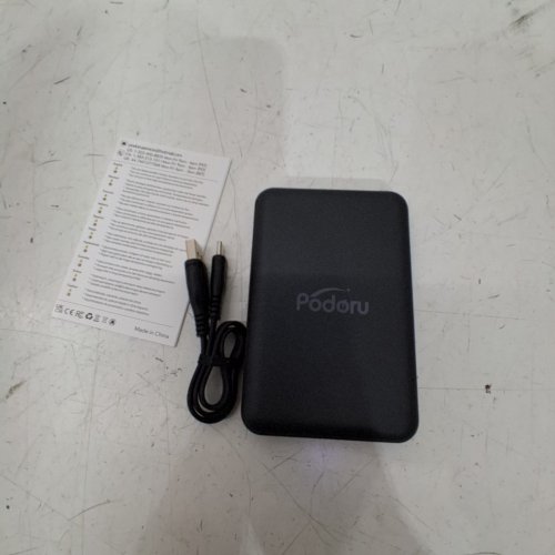 PODORU MAGSAFE MAGNETIC BATTERY PACK WITH TYPE-C CABLE FOR WIRELESS CHARGER - 10000MAH - 15W - BLACK (MODEL: ‎KT-D003) image 3