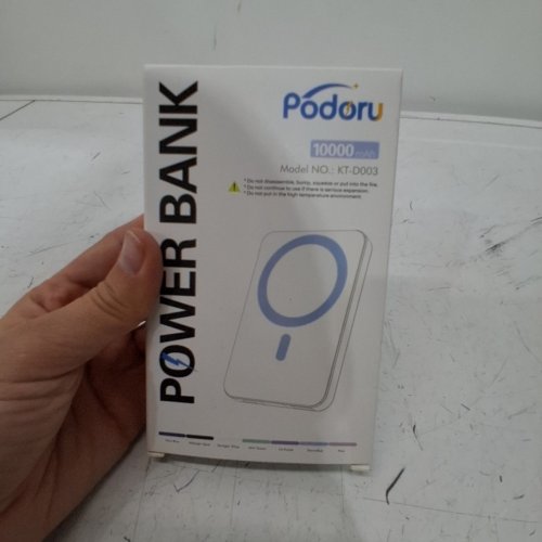 PODORU MAGSAFE MAGNETIC BATTERY PACK WITH TYPE-C CABLE FOR WIRELESS CHARGER - 10000MAH - 15W - BLACK (MODEL: ‎KT-D003) image 4