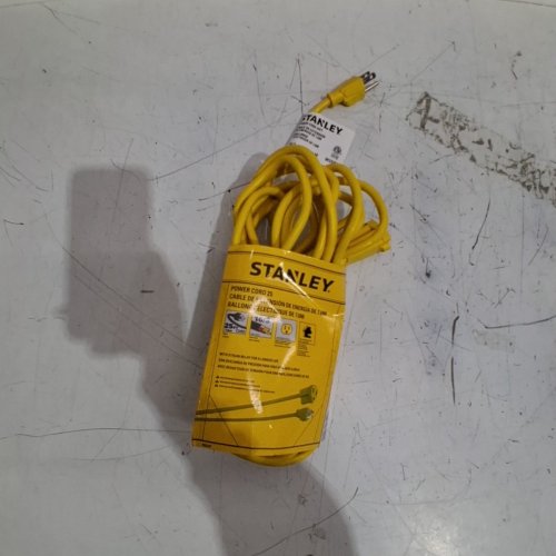 STANLEY EXTENSION POWER CORD - 25FT - YELLOW (MODEL : 30676464) image 2