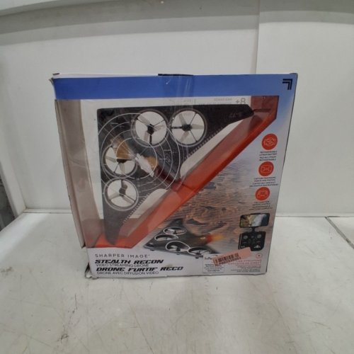 SHARPER IMAGE STEALTH RECON VIDEO DRONE WITH LIVE STREAMING CAMERA - GREY (MODEL:1213022160-2) image 7