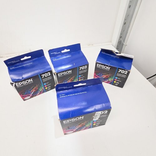 4 *EXPIRED* EPSON 702 DURABRITE ULTRA STANDARD CAPACITY INK CARTRIDGES FOR SELECT WORKFORCE PRO PRINTERS - BLACK, CYAN, YELLOW, MAGENTA (MODEL: T702120-BCS) image 5