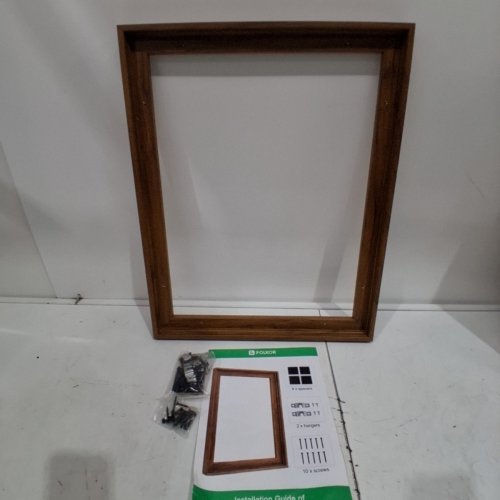 FOLKOR CANVAS FLOATER FRAME - 16" X 20" - WALNUT image 2