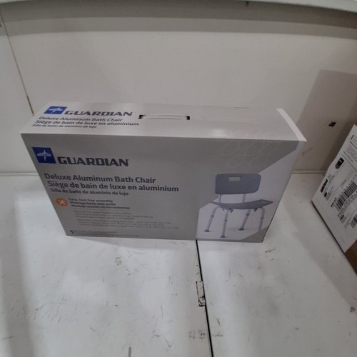 MEDLINE GUARDIAN DELUXE ALUMINUM BATH CHAIR - 400LB CAP - GREY (MODEL: G2-101KRX1) image 3