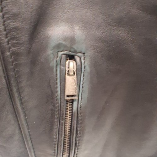 MENS BOSTON HARBOUR LEATHER JACKET - EXTRA SMALL - BLACK image 4