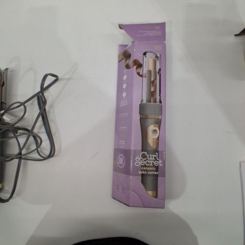 CONAIR INFINITIPRO CURL SECRET CERAMIC AUTO CURLER - 3/4" - GREY/ROSE GOLD (MODEL: CD1031C) image 5