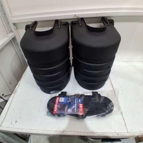 CAMCO CAMPER/RV DUAL PROPANE TANK COVER - FITS 2 20LBS TANKS - BLACK (MODEL: 50504) image 2