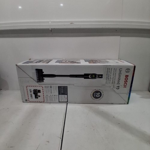 11PC BOSCH UNLIMITED 10 CORDLESS VACUUM - DARK CREAM/BLACK (MODEL: BCS1041TUC) image 5