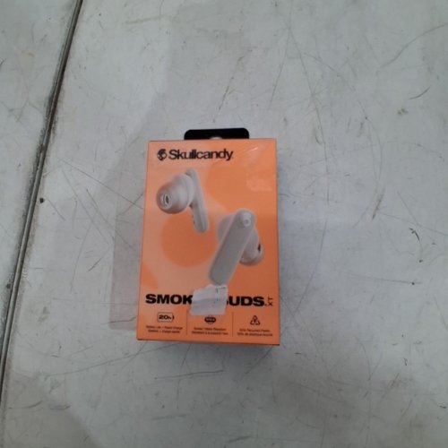 SKULLCANDY SMOKIN' BUDS IN-EAR WIRELESS EARBUDS - 20HR BATTERY, 50% RENEWABLE PLASTICS, MICROPHONE, WORKS WITH IPHONE ANDROID AND BLUETOOTH DEVICES - WHITE/PINK (MODEL: SCTAW) image 5