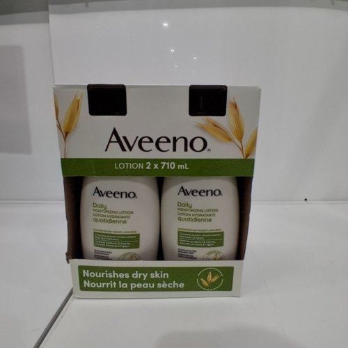 2PK AVEENO FRAGRANCE FREE DAILY MOISTURIZING LOTION - 710ML EACH image 3