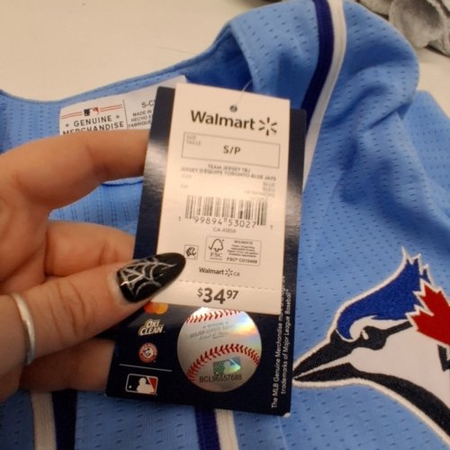 KIDS GENUINE MERCHADISE TORONTO BLUE JAYS JERSEY - SMALL - LIGHT BLUE image 3