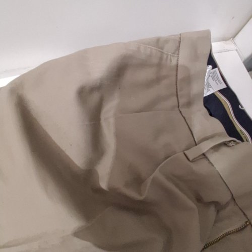 MENS DOCKERS RELAXED COMFORT PLEATED KHAKIS - 36W X 29 L - DARK PEBBLE image 4