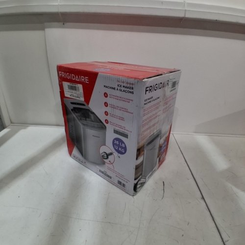 FRIGIDAIRE ICE MAKER - 26 LBS, 115 V - STAINLESS STEEL (MODEL: EFIC131-SS-SC-EP) image 4