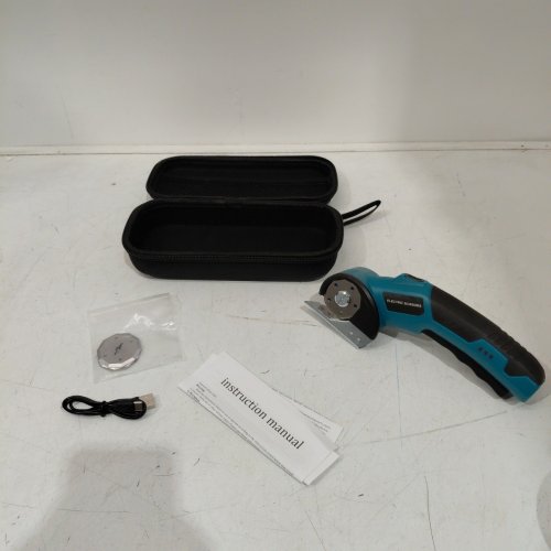 ELECTRIC MULTI-PURPOSE FABRIC CUTTING SCISSORS - BLUE image 2